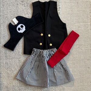 Pirate Costume Set - Size 2T